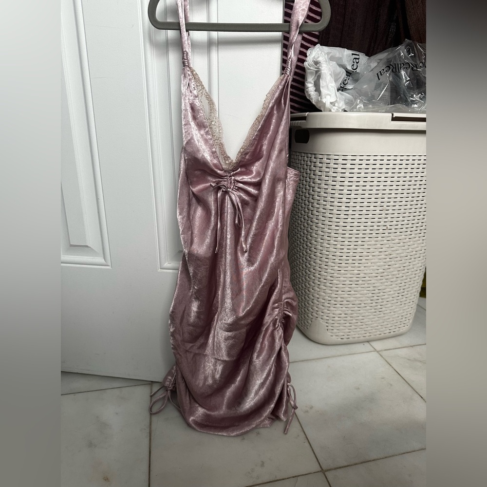 Jonathan simkhai Purple silk dress